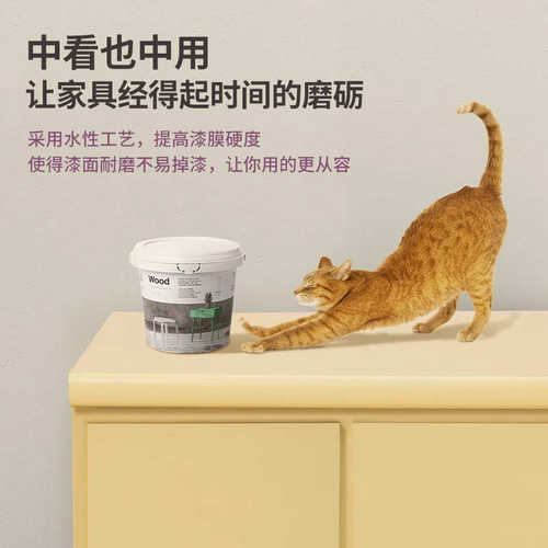 三青漆家具翻新改色漆水性木器漆木漆柜子改色漆油漆家用自刷涂料