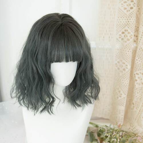 正品Brigh日tle骨le经典锁泡沫卷曲短发假发本风格蓬发松的面部塑