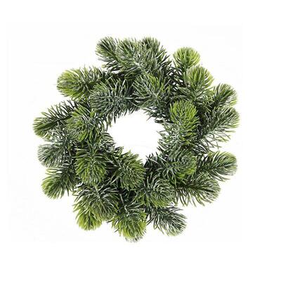 Round Green Christmas Artificial Wreath Christmas Garland Do