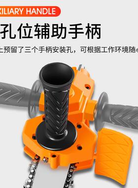 小型户外多伐功能修枝锯木工锯手电家用转木迷你手电钻变电PMH链