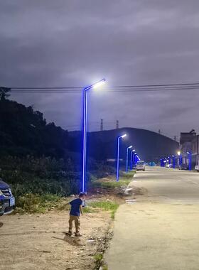 Led太阳能景观庭院路灯3.35米户外公园路社区景区铝型材灯