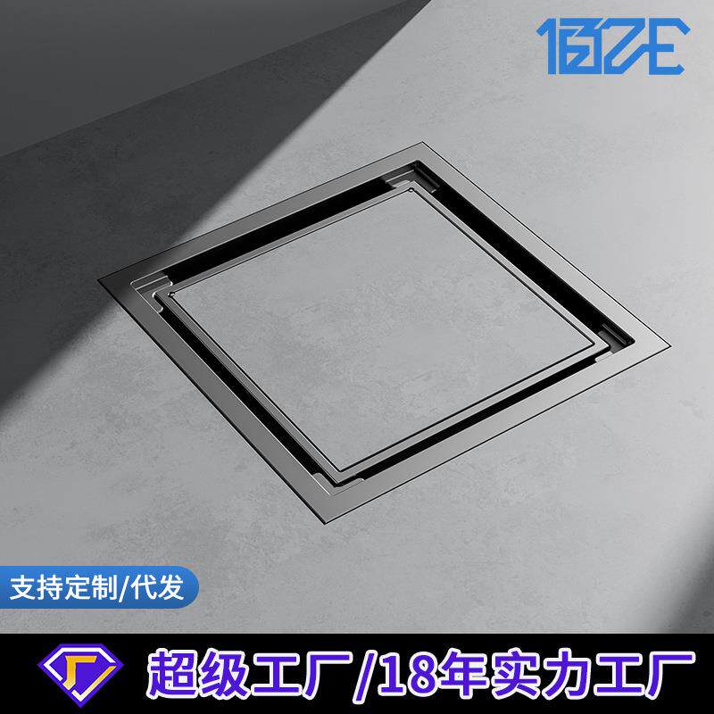 防臭地漏铜潜水卫生间磁悬浮铜地漏艇下水道防反味大排量地漏