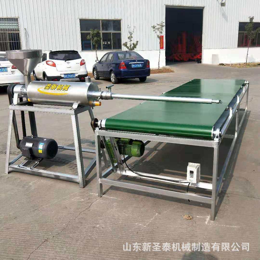 免冻免洗红薯粉条机视频商用红薯淀粉粉条粉丝机自动化漏粉机