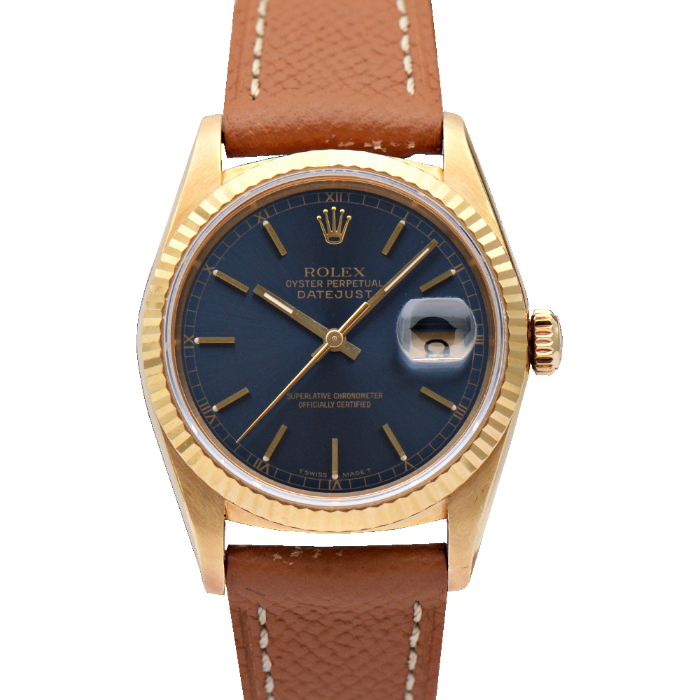 [9.8新]劳力士日志型后配扣36mm自动机械表16238