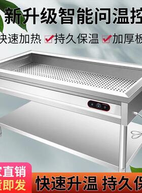 不锈钢保温售饭浏阳小碗蒸菜台商用电加热料包食堂包子馒头快餐车