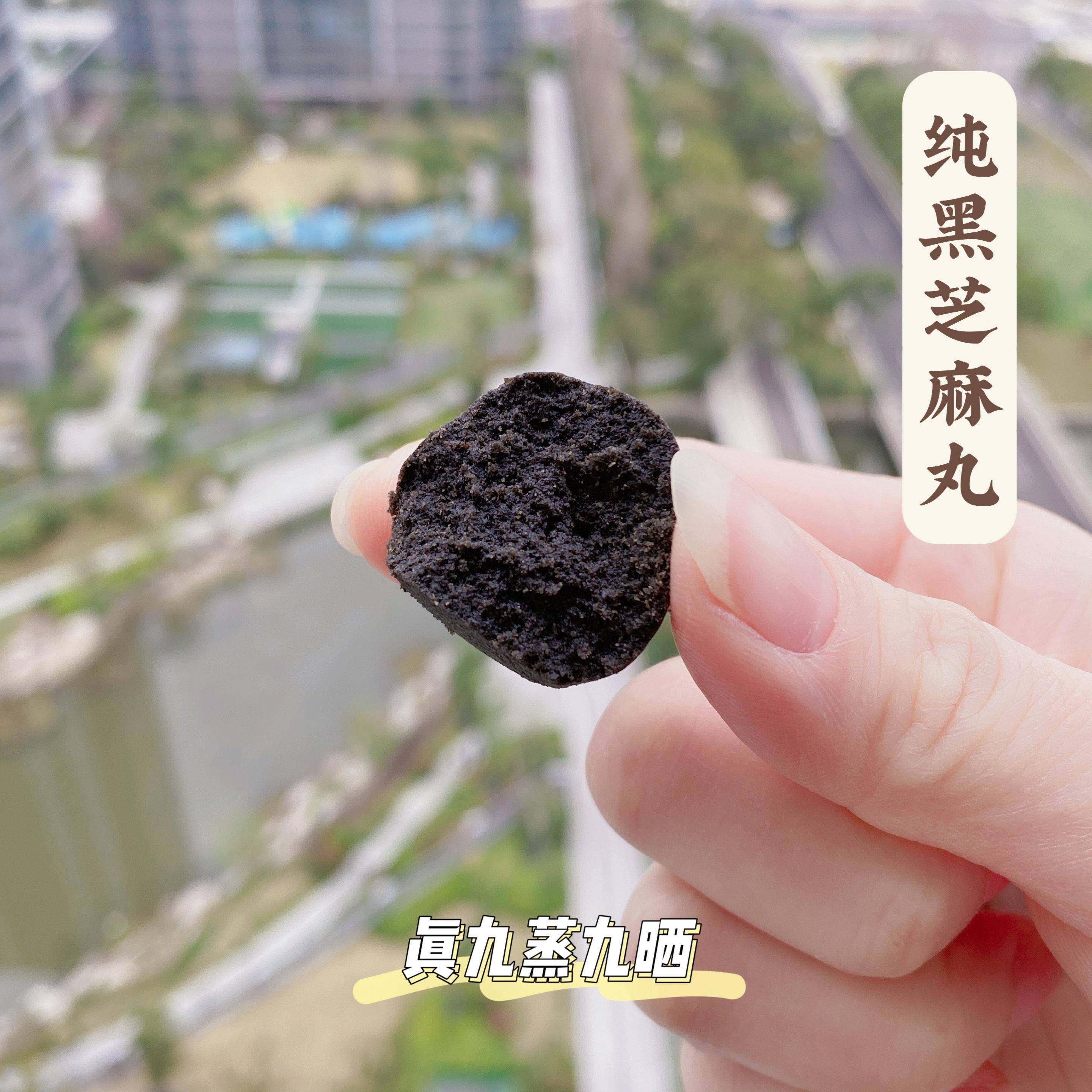 燕姐食养真九蒸九晒黑芝麻丸无蔗糖纯芝麻孕妇小孩老人都能吃