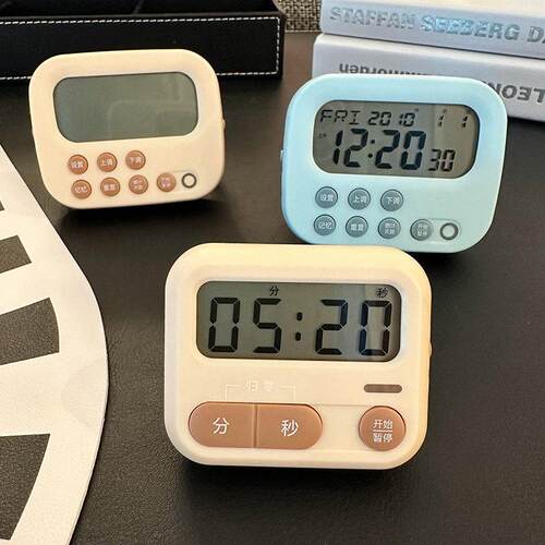 小型迷你计时器提醒器秒表厨房磁吸定时器学生用电子计时学习管理