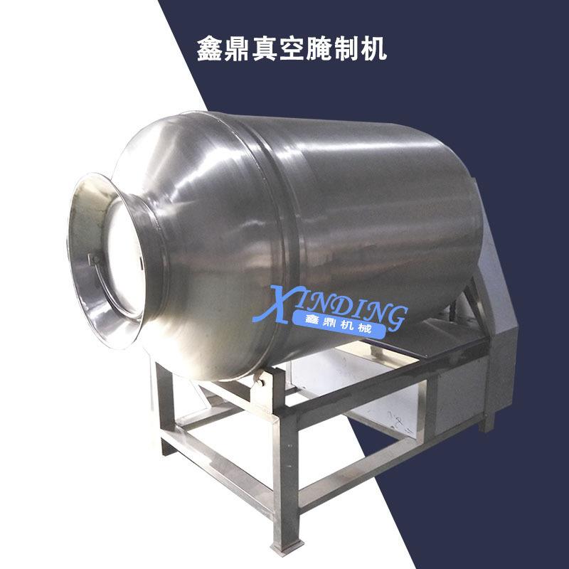 鑫鼎直销大型牛肉腌渍真空滚揉机不锈钢牛排变频调速腌制机价格