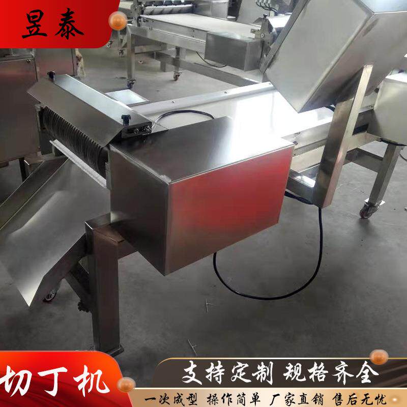 鲜肉牛肉不锈钢切丁机 商用鸡排冻肉切丁机 餐厅食堂用切肉机