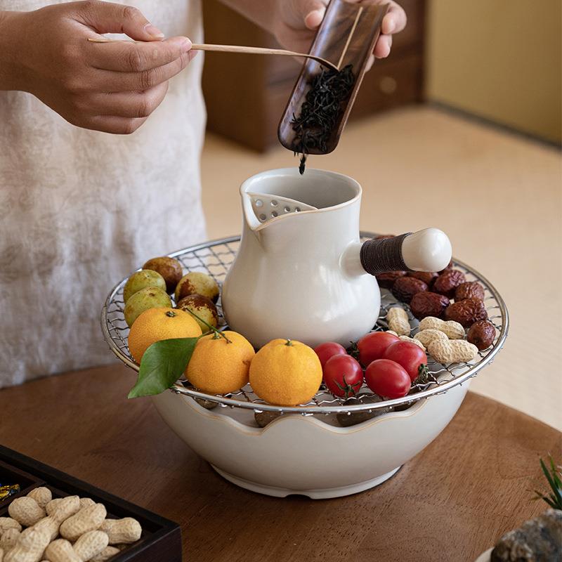 烤围陶炉煮茶电陶炉茶炉璃瓷煮茶器罐罐茶室内家用玻壶泡茶JIY壶