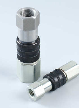 厂家直供快速接头1/4 3/8 1/2 1寸耐高压平头接头液压MPx快速接头