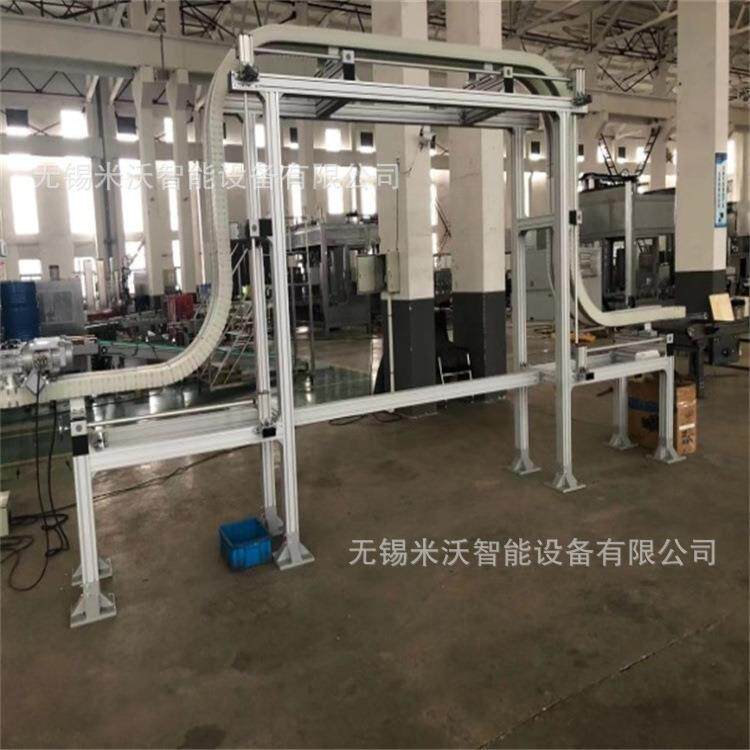 空桶罐装塑料瓶易拉罐等输送 红酒饮料跨楼层夹持升降 空瓶满瓶