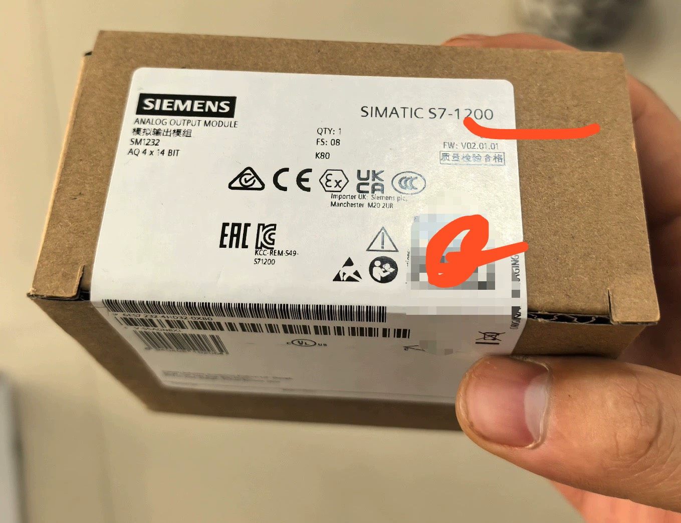 #西门子 PLC模块 6ES7232-4HD32-0XB0