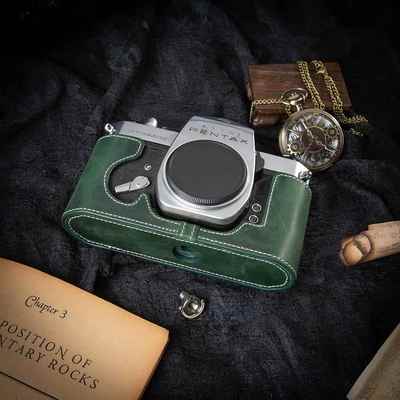 适用于宾得sp皮套MX ES2 K1000 ME相机底座保护壳保护套K2相机包