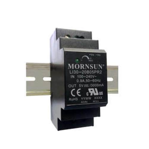 代理金升阳Mornsun AC/DC导轨式24W 12V/2A开关电源LI30-20B12PR2
