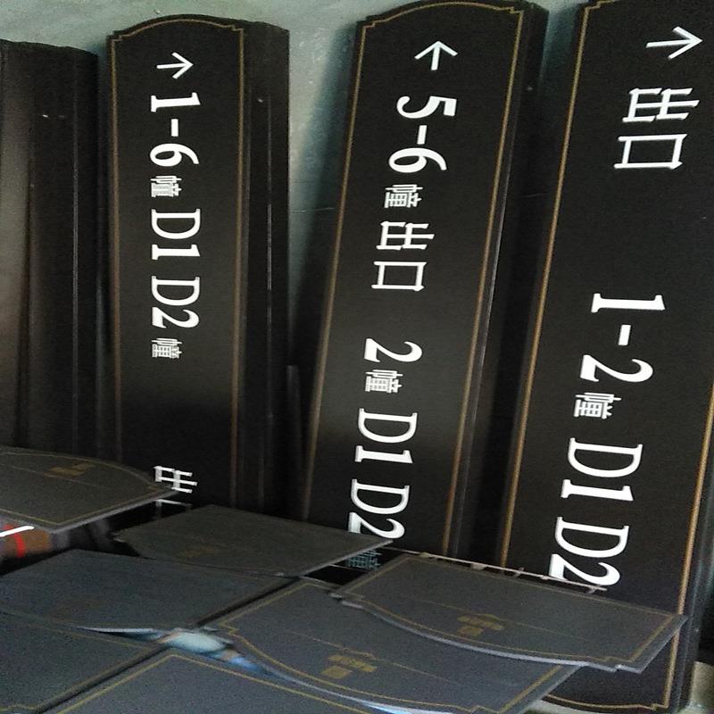 科室牌指示牌设计不锈钢导向广告停车场制作精神堡垒立牌厂家制定