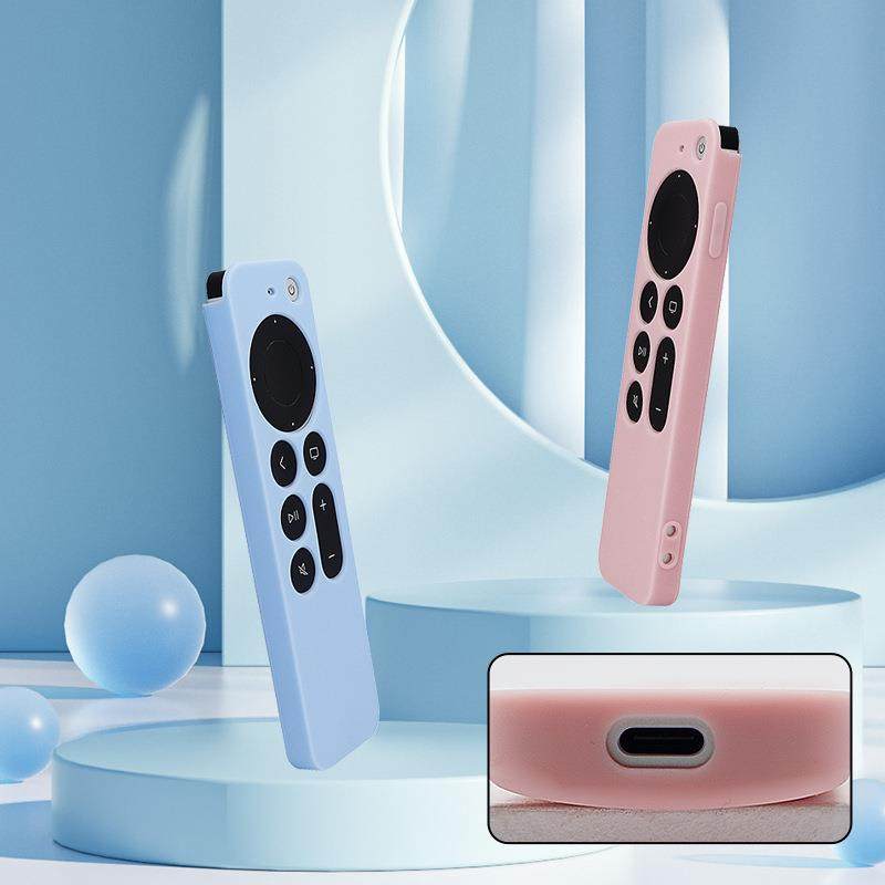 适用appletv遥控套tv6苹果遥控器保护套2022款tv7 4k防尘罩软壳包 - 实物图