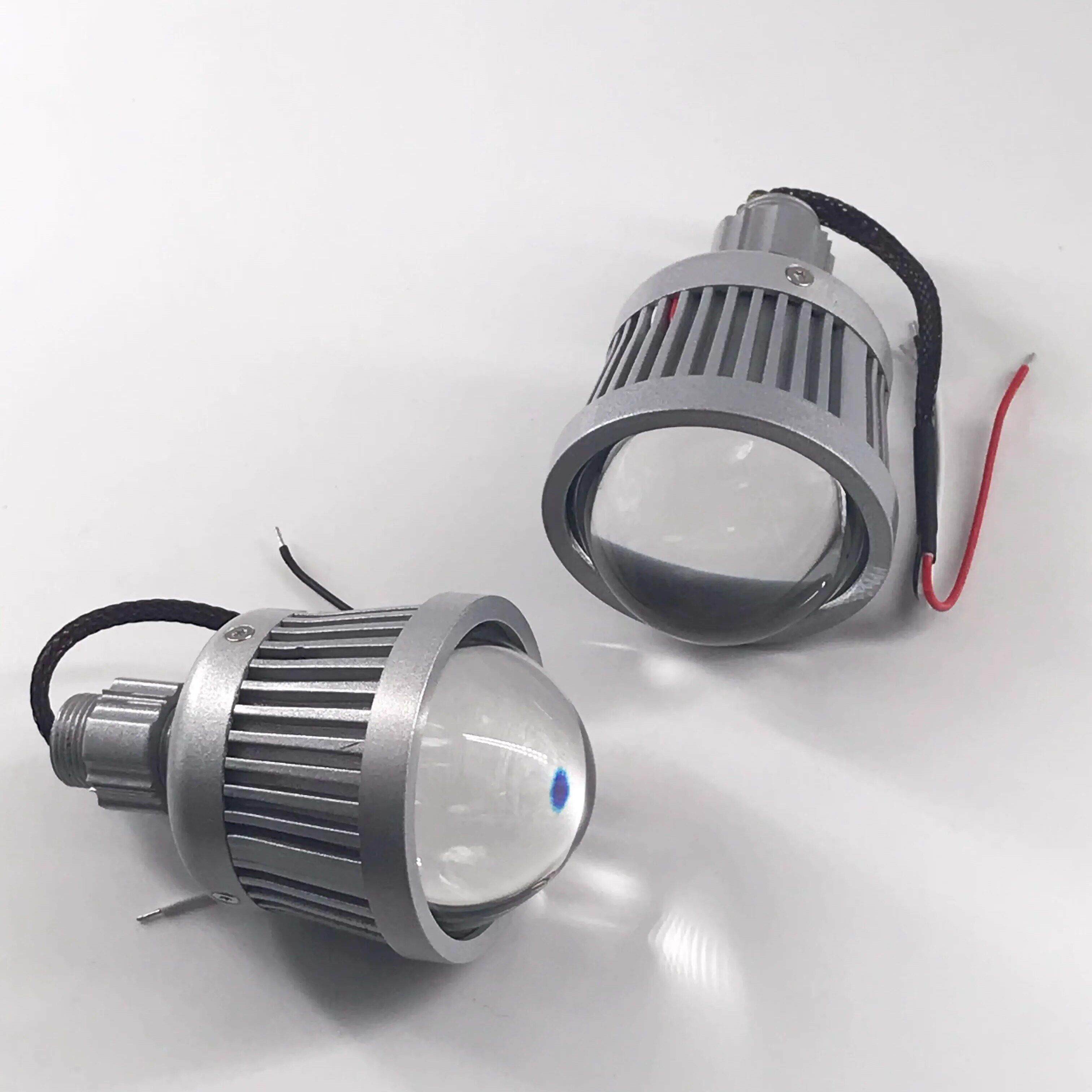 汽车LED远光灯透镜激光炮灯12v24伏网红远光炮大刚炮射灯激光雾灯