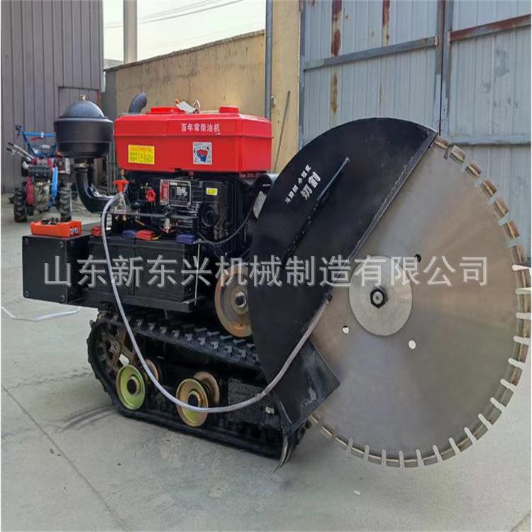 履带式行走马路切割机水泥路面切缝机混凝土水泥路切路机