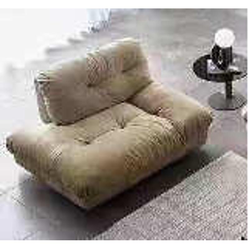 baxter意式简约奶油风侘寂风沙发布艺直排客厅家具极简磨砂云朵