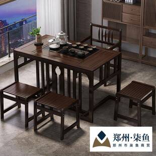 阳台茶几家用茶客厅小桌子小户型桌椅组合新中式茶台泡茶套装一体