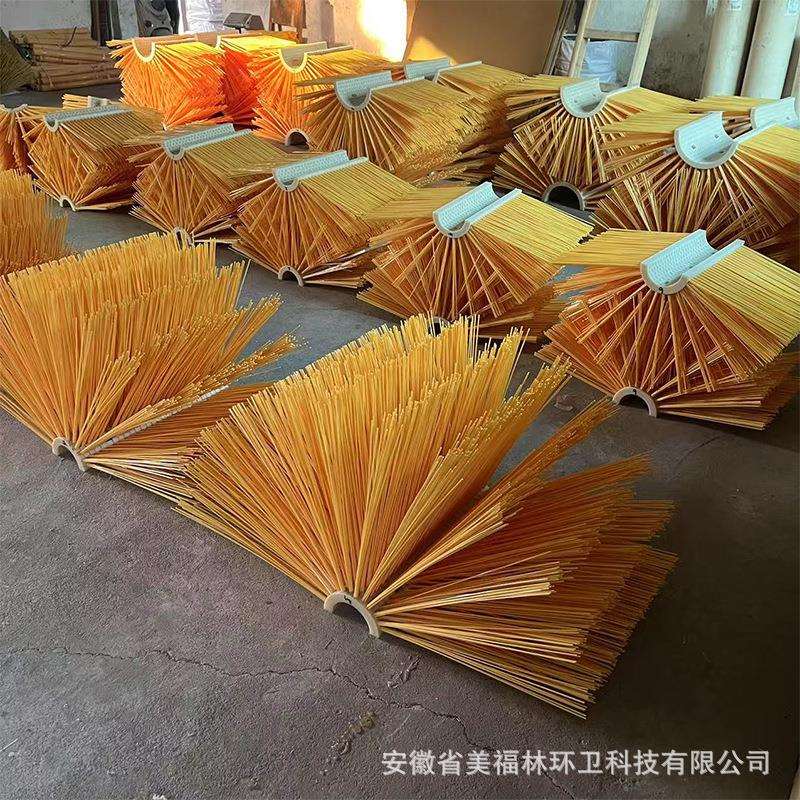 抛丸机毛刷厂家涂粉机刷钢板预处理线辊刷造船厂抛光打磨除锈刷辊
