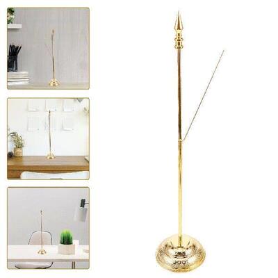 1pcs Metal Desk Flag Base Sturdy Flagpole Holder for Home