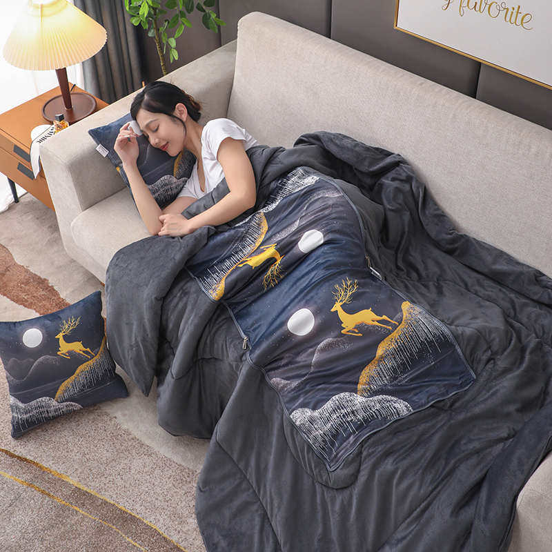 抱枕被子两用加厚二合一汽车用靠垫多功能午休毯办公室午睡枕头被,居家布艺,靠垫/抱枕,淘宝优惠券,粉丝福利购,淘宝优惠卷