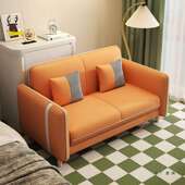 北小户沙发出租房欧公82寓双型三人位猫抓皮沙发卧室房客间厅小沙