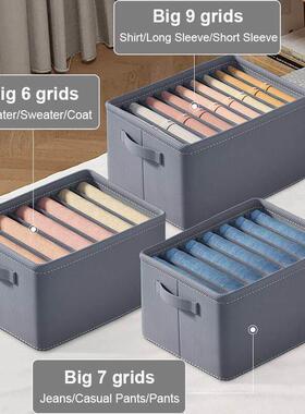Clothes Organizer Jeans Storage Box Organizer Box Wardrobe C
