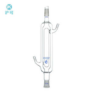 300 400标准磨口19 2高硼硅厚料 双层直形冷凝管200