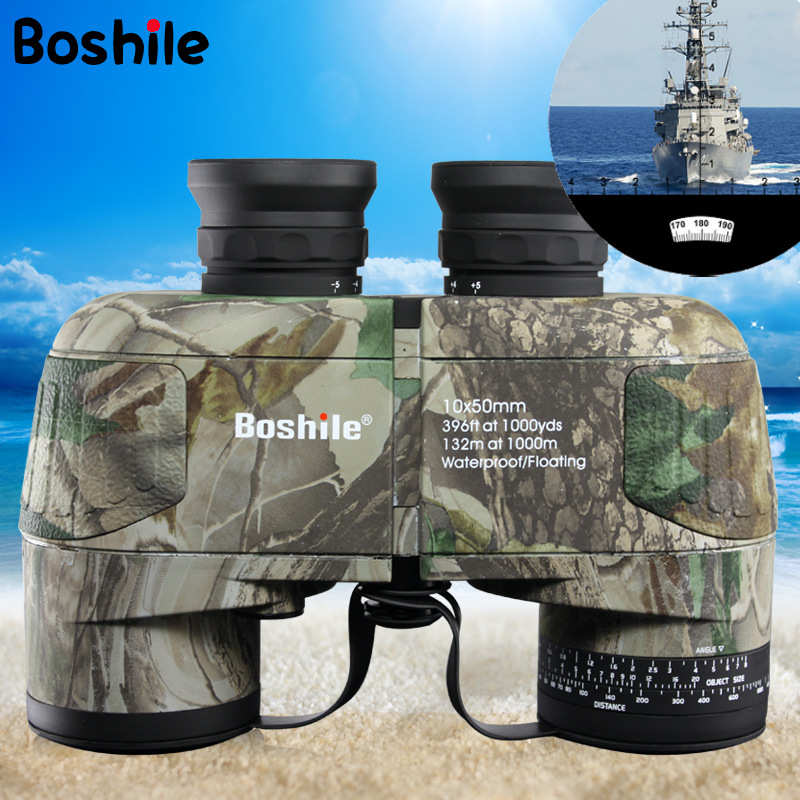 厂家直销博视乐boshile望远镜10X50带坐标测距军双筒高倍高清夜视