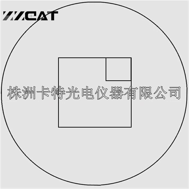 CAT960 显微镜目镜测微尺 网格分划板 面积测量尺 米勒窥盘