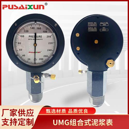 吊钳扭矩管汇压力表泥浆压力测量表UMG组合式泥浆表测压大头表