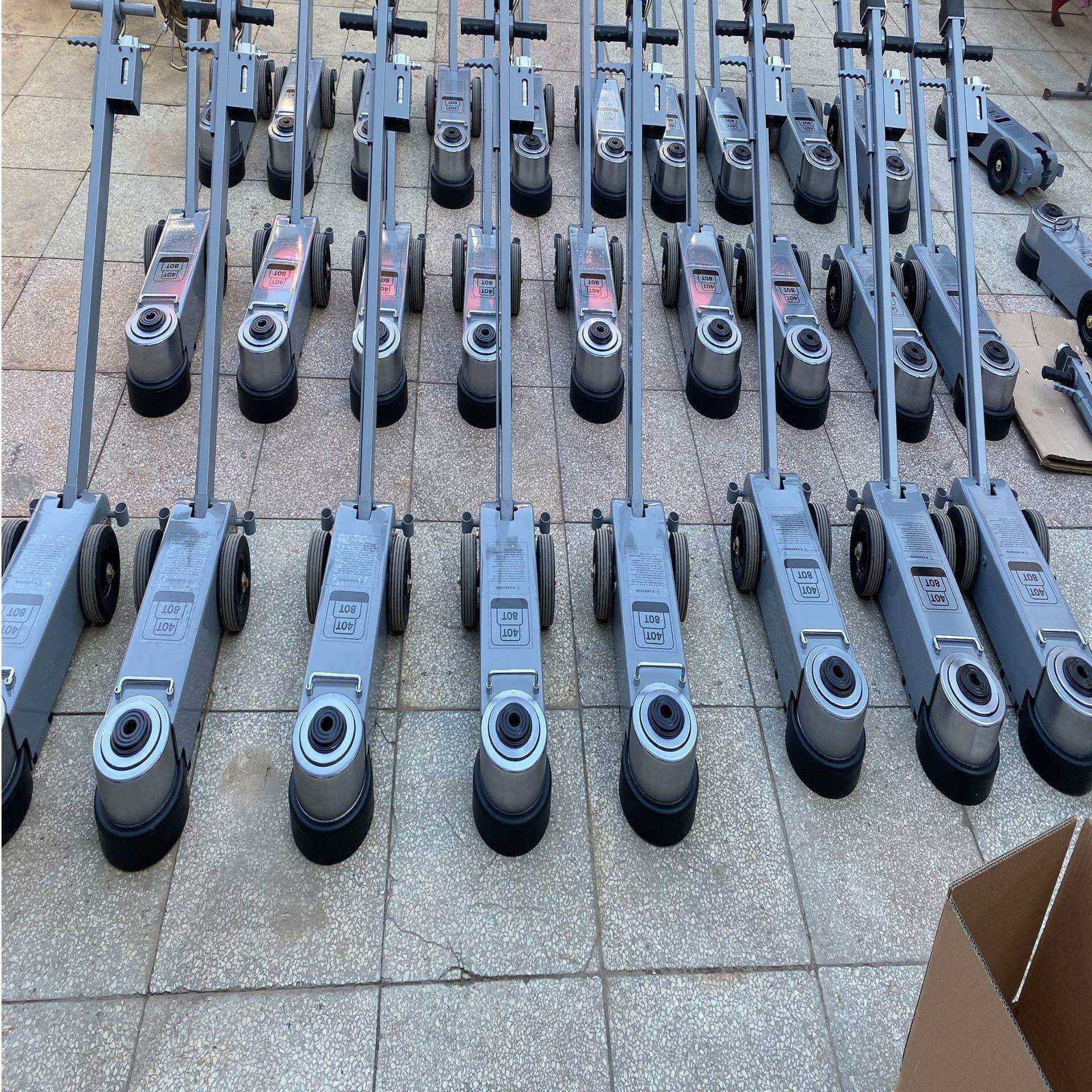 汽动液压千斤顶气压顶重型汽修货车伸缩把杆可折叠液压卧式千斤顶