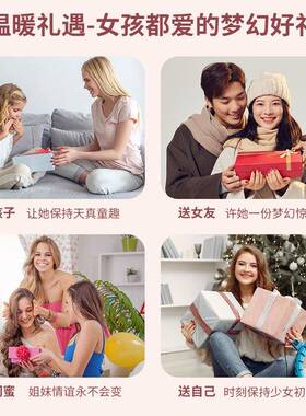 圣诞节装饰品生日礼物飘雪发光蜡烛灯桌面摆件创意蜡烛风灯音乐盒
