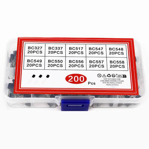 200PCS TO-92系列晶体管套装 10种规格每种各20只 BC327-BC558