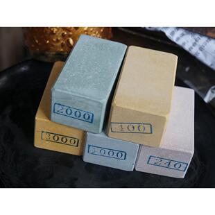 加硬 大漆打磨 专用磨石套装 砥石修正石
