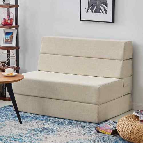 高密度休地铺海146绵床垫办公沙室午午睡地垫可折定叠小户型发垫