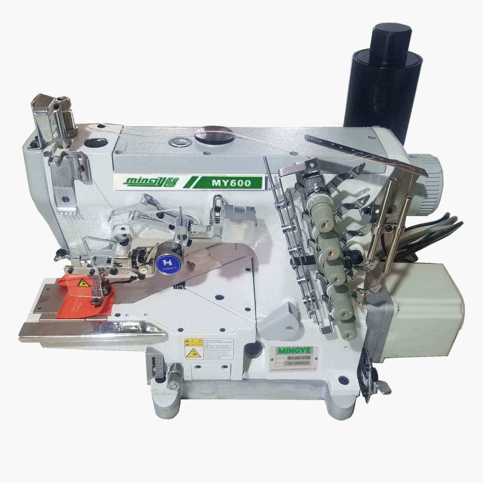 600直驱三针五线绷缝机工业缝纫机自动剪线冚车电脑砍车全自动