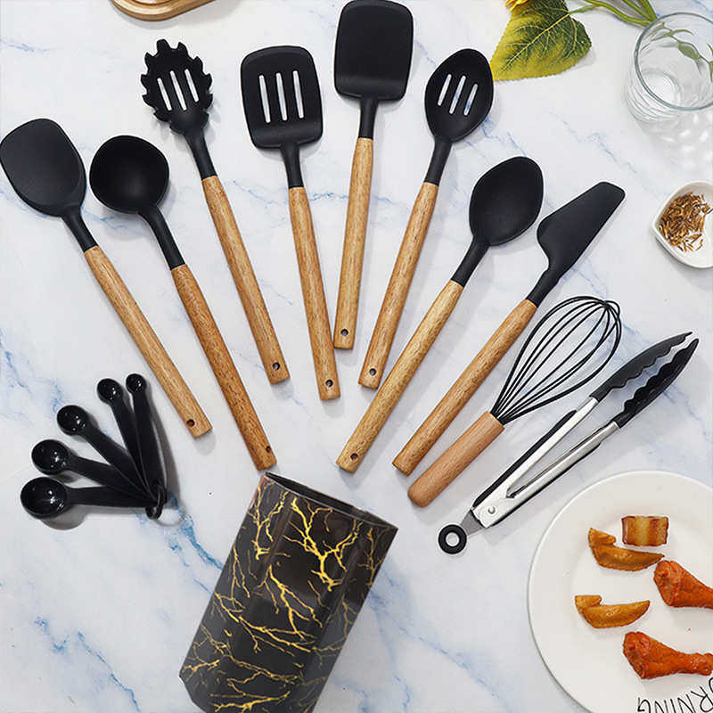件套铲耐温厨具汤勺硅胶硅胶12硅胶食品级家用套装不粘锅锅铲