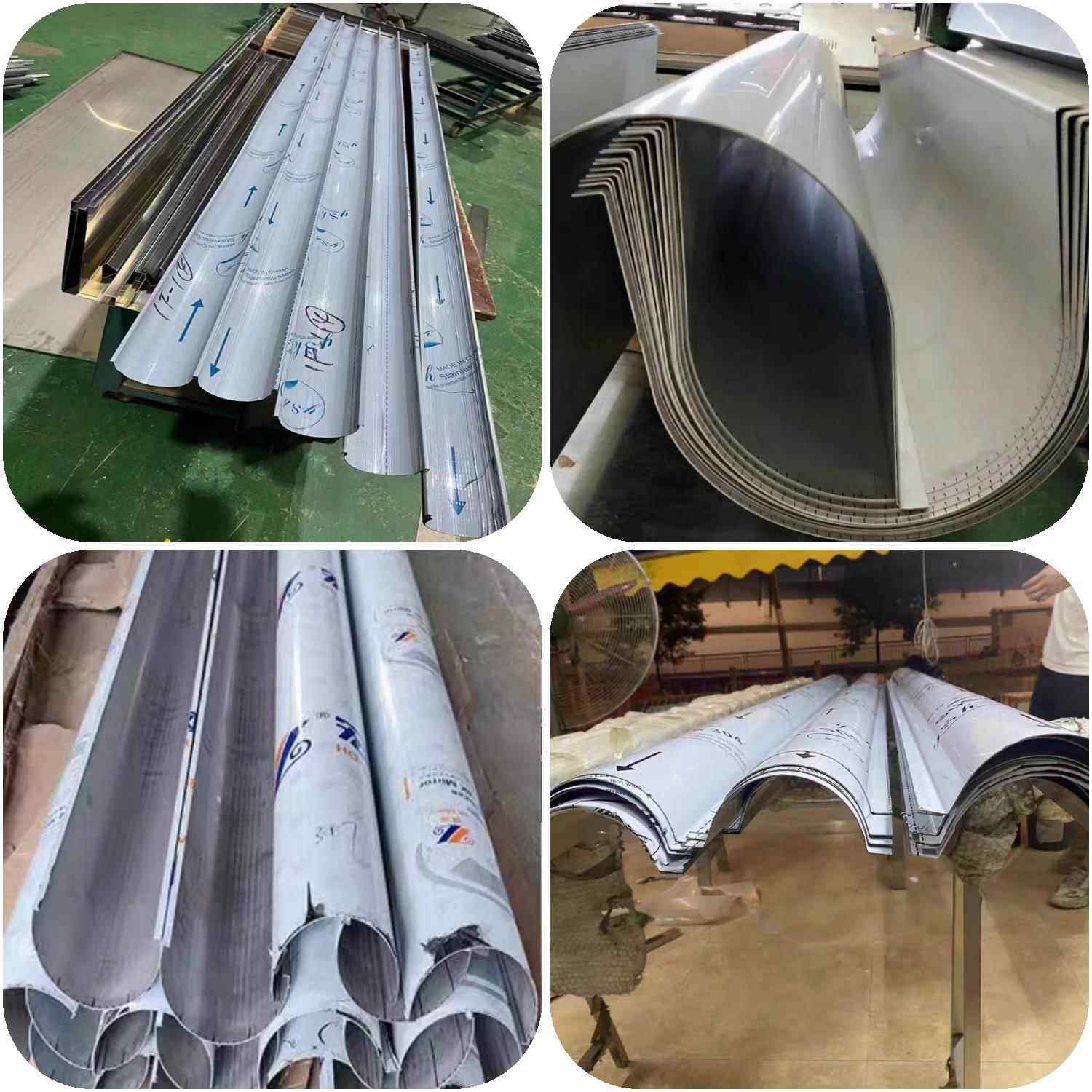 定制不锈钢折板拉弯弧形U形卡槽凹形槽L形异形圆柱包边别墅背景,金属材料及制品,不锈钢制品,淘宝优惠券,粉丝福利购,淘宝优惠卷