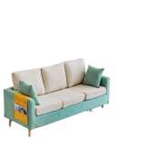 布艺沙发现代简约沙发小户型出租屋房间客厅双人三人位懒人小沙发