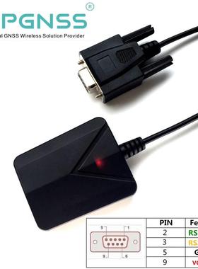 DB9母头DIY外部供电NMEA0183 12V-24V RS232协议北斗模块接收器