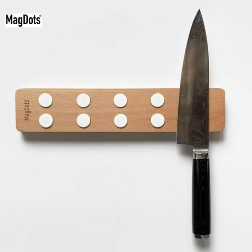 MagDots矽胶磁吸菜刀架长方形刀具置物架多功能墙面收纳磁力架