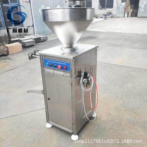 机械气动灌肠机灌肠机肉泥肉粒气动灌肠机图片