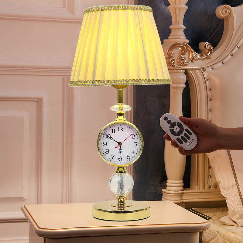 现代时尚水晶台灯卧室床头客厅调光灯饰轻奢温馨浪漫遥控结婚创意