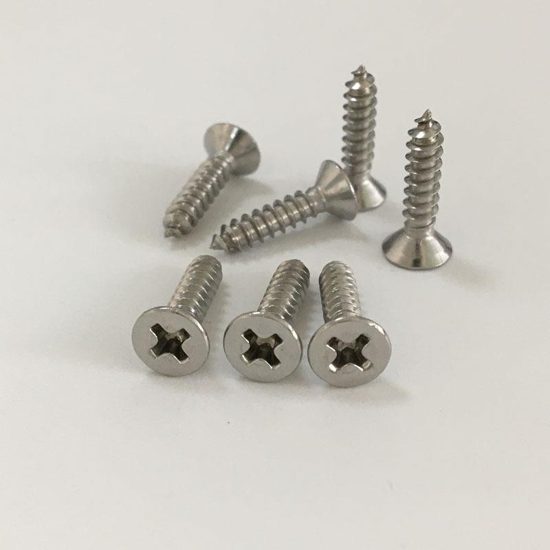 G46不锈钢沉B5头304不锈钢平头十字槽767自攻8螺丝钉ST.5-ST6.3