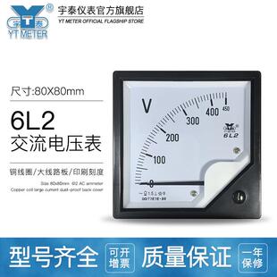 250v 100v 300v 450v 机械 6l2 500v伏特表安装 v交流电压表指针式