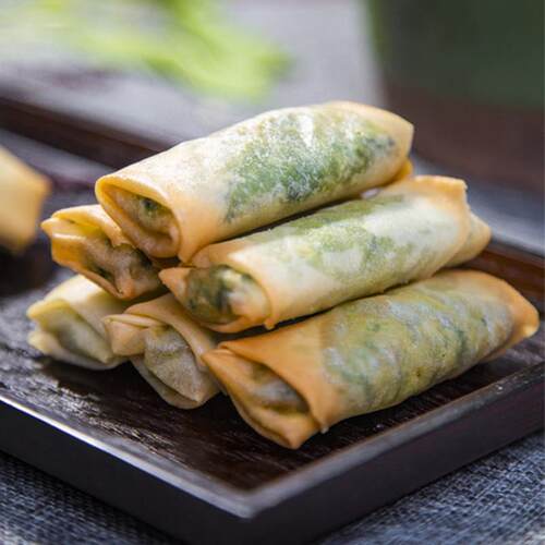 苏阿姨荠菜肉丝春卷半成品素馅老式春卷速冻面点早餐油炸小吃酥脆